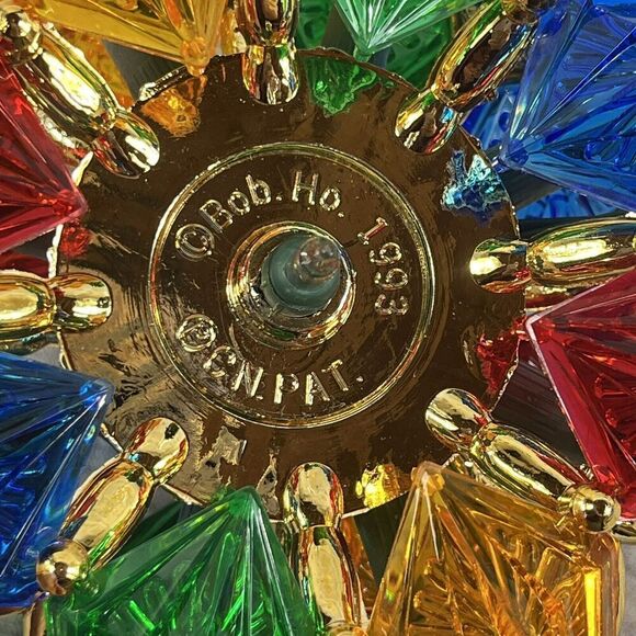 Vintage Christmas Tree Topper Star Bob Ho 1993 Not Working - Picture 12 of 14